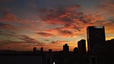 夕阳西下的背景视频视频的预览图